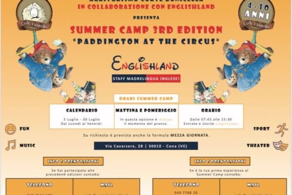 Summer Camp 3RD Edition “Paddington at the circus”