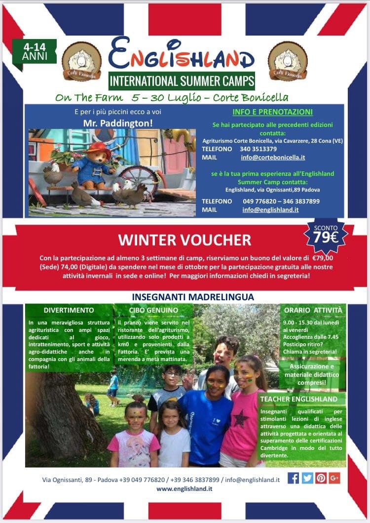 Englishland – International Summer Camps 2021